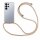 Handykette für Samsung S25 Ultra Handyhülle mit Band Hülle Galaxy S25 Ultra in Beige / Braun