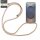 Handykette für Samsung S25 Ultra Handyhülle mit Band Hülle Galaxy S25 Ultra in Beige / Braun