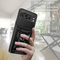 Outdoor Panzer Hülle für Google Pixel 9 Pro XL Handyhülle mit Kameraschutz Case in Schwarz