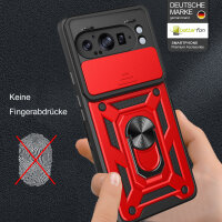 Outdoor Panzer Hülle für Google Pixel 9 Pro XL Handyhülle mit Kameraschutz Case in Rot
