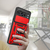 Outdoor Panzer Hülle für Google Pixel 9 Pro XL Handyhülle mit Kameraschutz Case in Rot