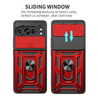 Outdoor Panzer Hülle für Google Pixel 9 Pro XL Handyhülle mit Kameraschutz Case in Rot