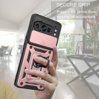 Outdoor Panzer Hülle für Google Pixel 9 Pro XL Handyhülle mit Kameraschutz Case in Rosegold