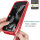 Hülle für Google Pixel 9 Pro XL Handyhülle Cover 2-teilig TPU Body Bumper Case in Rot