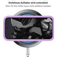 Hülle für Google Pixel 9 Pro XL Handyhülle Cover 2-teilig TPU Body Bumper Case in Lila