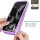 Hülle für Google Pixel 9 Pro XL Handyhülle Cover 2-teilig TPU Body Bumper Case in Lila