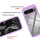 Hülle für Google Pixel 9 Pro XL Handyhülle Cover 2-teilig TPU Body Bumper Case in Lila