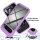 Hülle für Google Pixel 9 Pro XL Handyhülle Cover 2-teilig TPU Body Bumper Case in Lila