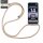 Handykett für Xiaomi Redmi Note 14 4G Hülle mit Kordel Handyhülle mit Band in Beige / Braun