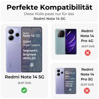 Handykett für Xiaomi Redmi Note 14 5G Hülle mit...