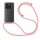 Handykett für Xiaomi Redmi Note 14 5G Hülle mit Kordel Handyhülle mit Band in Rosa