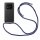 Handykett für Xiaomi Redmi Note 14 Pro 4G Hülle mit Kordel Handyhülle mit Band in Blau