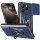 Outdoor Panzer Hülle für Xiaomi Redmi Note 14 5G Handyhülle Kameraschutz Ringhalter in Blau