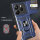 Outdoor Panzer Hülle für Xiaomi Redmi Note 14 5G Handyhülle Kameraschutz Ringhalter in Blau