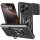 Outdoor Panzer Hülle für Xiaomi Redmi Note 14 5G Handyhülle Kameraschutz Ringhalter in Schwarz