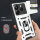 Outdoor Panzer Hülle für Xiaomi Redmi Note 14 5G Handyhülle Kameraschutz Ringhalter in Silber