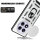 Outdoor Panzer Hülle für Xiaomi Redmi Note 14 Pro+ Handyhülle Kameraschutz Ringhalter in Silber