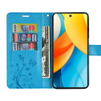 Hülle für ZTE Blade V60 Vita Handy Tasche Handyhülle Hülle Schutzhülle Klapphülle in Blau