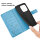 Hülle für ZTE Blade V60 Vita Handy Tasche Handyhülle Hülle Schutzhülle Klapphülle in Blau