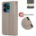 Hülle für ZTE Blade V60 Vita Handy Tasche Handyhülle Hülle Schutzhülle Klapphülle in Grau