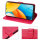 Hülle für ZTE Blade V60 Vita Handy Tasche Handyhülle Hülle Schutzhülle Klapphülle in Rot