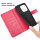 Hülle für ZTE Blade V60 Vita Handy Tasche Handyhülle Hülle Schutzhülle Klapphülle in Rot