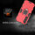 Handyhülle für Samsung Galaxy S25 Ring Case Hülle Outdoor Back Cover Bumper in Rot