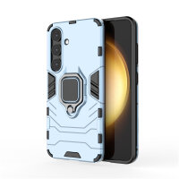 Handyhülle für Samsung Galaxy S25 Ring Case Hülle Outdoor Back Cover Bumper in Türkis