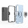 Handyhülle für Samsung Galaxy S25 Ring Case Hülle Outdoor Back Cover Bumper in Türkis