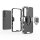 Handyhülle für Samsung Galaxy S25 Ring Case Hülle Outdoor Back Cover Bumper in Schwarz