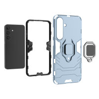 Handyhülle für Samsung Galaxy S25+ Ring Case Hülle Outdoor Back Cover Bumper in Türkis