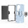 Handyhülle für Samsung Galaxy S25 Ultra Ring Case Hülle Outdoor Back Cover Bumper in Türkis