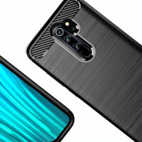 Xiaomi Handy Tasche Carbon Hülle Schutzhülle Back Cover TPU Case Outdoor Bumper