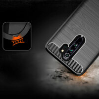 Xiaomi Handy Tasche Carbon Hülle Schutzhülle Back Cover TPU Case Outdoor Bumper