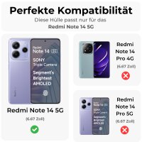 360° Grad Hülle für Xiaomi Redmi Note 14 5G...