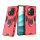 Hülle für Xiaomi Redmi Note 14 Pro 5G Handyhülle Drehbar Ringhalter Magnet Bumper Case in Rot