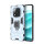 Hülle für Xiaomi Redmi Note 14 Pro 5G Handyhülle Drehbar Ringhalter Magnet Bumper Case in Türkis
