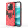 Hülle für Xiaomi Redmi Note 14 Pro+ Handyhülle Drehbar Ringhalter Magnet Bumper Case in Rot