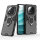 Hülle für Xiaomi Redmi Note 14 Pro+ Handyhülle Drehbar Ringhalter Magnet Bumper Case in Schwarz