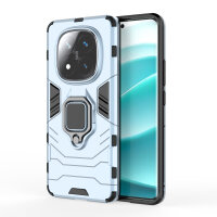 Hülle für Xiaomi Redmi Note 14 Pro+ Handyhülle Drehbar Ringhalter Magnet Bumper Case in Türkis