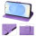 Hülle für Samsung Galaxy S25 Handyhülle Handy Tasche Wallet Case Flip Cover in Lila