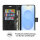 Hülle für Samsung Galaxy S25 Handyhülle Handy Tasche Wallet Case Flip Cover in Schwarz