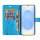 Hülle für Samsung Galaxy S25+ Handyhülle Handy Tasche Wallet Case Flip Cover in Blau