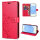Hülle für Samsung Galaxy S25+ Handyhülle Handy Tasche Wallet Case Flip Cover in Rot