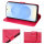 Hülle für Samsung Galaxy S25+ Handyhülle Handy Tasche Wallet Case Flip Cover in Rot