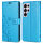 Hülle für Samsung Galaxy S25 Ultra Handyhülle Handy Tasche Wallet Case Flip Cover in Blau