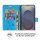 Hülle für Samsung Galaxy S25 Ultra Handyhülle Handy Tasche Wallet Case Flip Cover in Blau