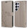 Hülle für Samsung Galaxy S25 Ultra Handyhülle Handy Tasche Wallet Case Flip Cover in Grau