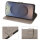 Hülle für Samsung Galaxy S25 Ultra Handyhülle Handy Tasche Wallet Case Flip Cover in Grau