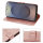 Hülle für Samsung Galaxy S25 Ultra Handyhülle Handy Tasche Wallet Case Flip Cover in Rosegold